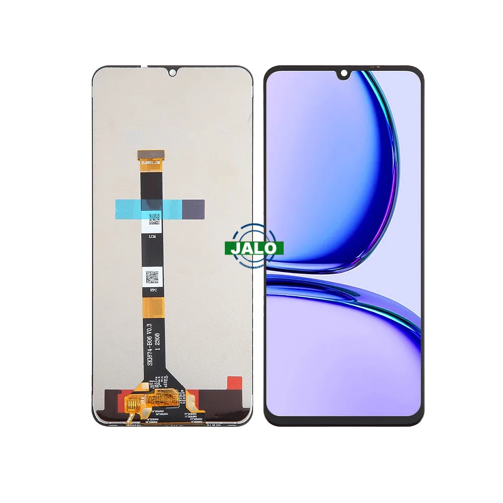JALO شاشة LCD الجمعية ل Realme C53 C36 C35 C5 Narzo5A N53 شاشة الكريستال السائل شاشة تعمل باللمس لوحة ال سي دي استبدال