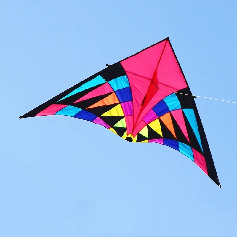 free shipping 6sqm delta kite for adults kites flying string line nylon professional kite reel normal colorful flying kites koi