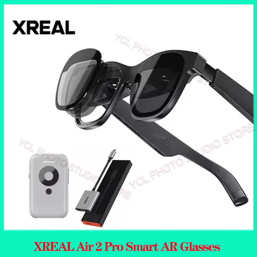 XREAL Air 2 Pro Smart AR Glasses Nreal Air2 Pro HD 130 Inches Space Giant Screen Private Cinema Portable 1080p View for Gaming