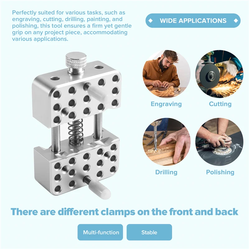 

Быстрая доставка-настольные плоскогубцы из алюминиевого сплава, регулируемые тиски, приспособление для изготовления моделей, верстак, моделирование, инструменты для хобби