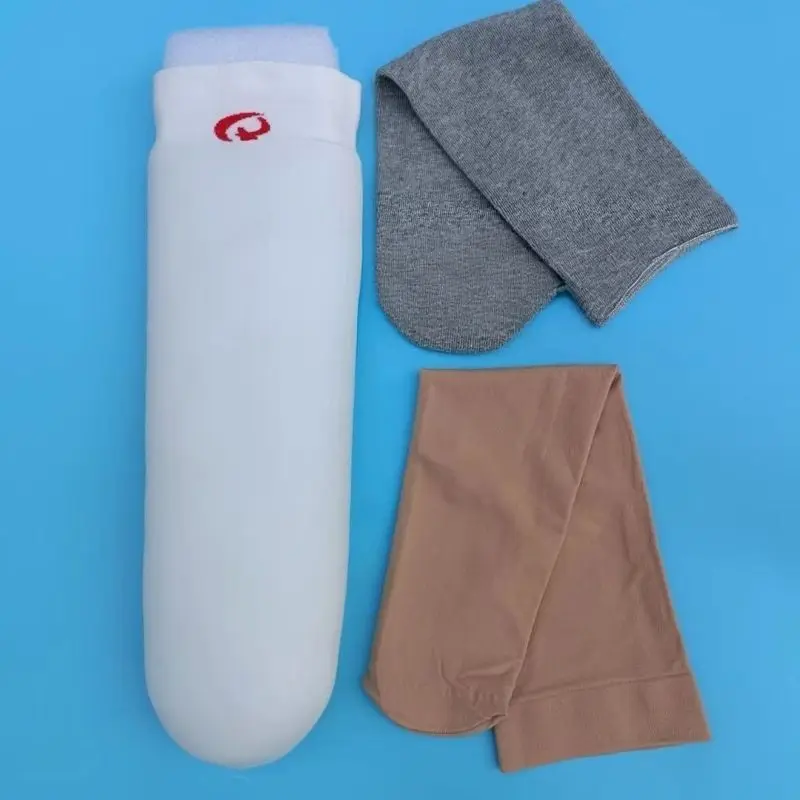 calf-prosthetic-gel-sleeve-silicone-sock-disabled-residual-limb-leg-below-knee-amputees-sheath-soft-cover-liner-stump-amputation