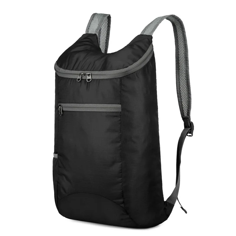 Mochila plegable de tela Oxford para exteriores, mochila impermeable ligera de gran capacidad, bolsa deportiva resistente al desgaste, Unisex