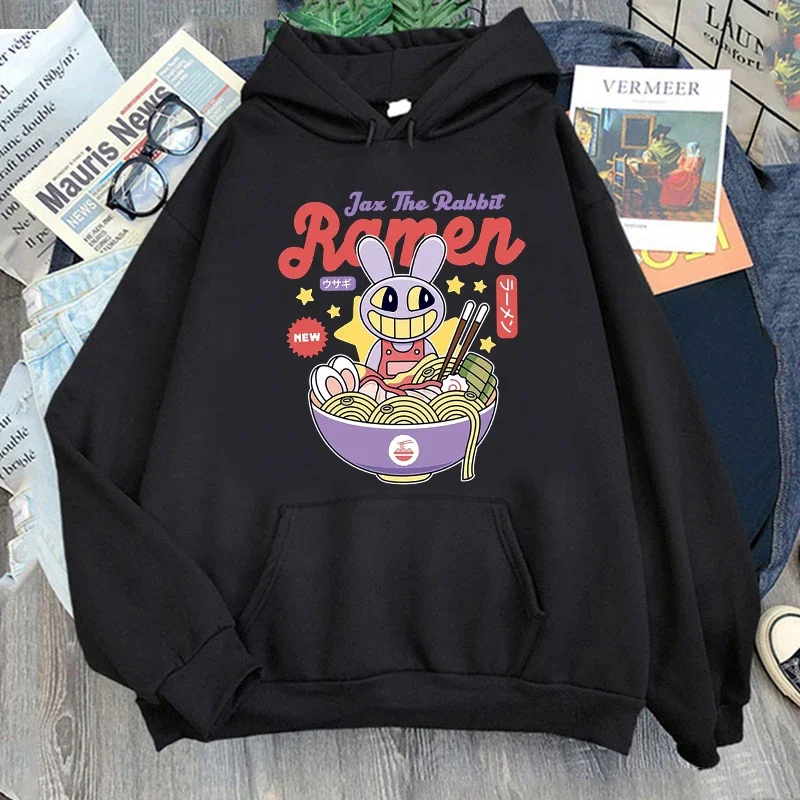 2025 Pomni The Jester Ramen THE AMAZING DIGITAL CIRCUS Hoodies Printing Sweatshirts Men/Women Clothes Long Sleeve Winter Hoody