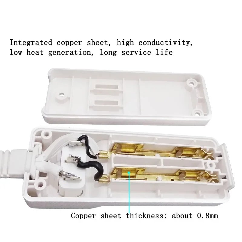 Japanese Rotatable  plug extension cord And switch control 3 AC outputPower Conversion Extension Cord Socket 0.5/1/2 Meter