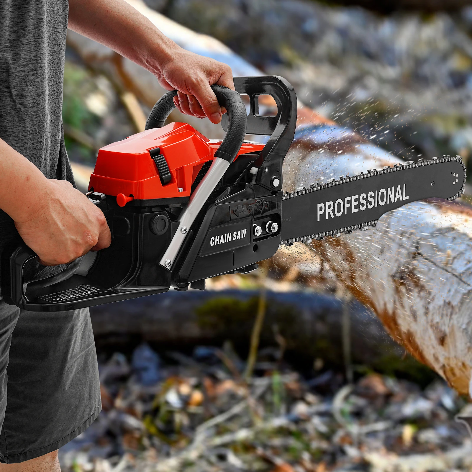 

58cc 20 Inch Gasoline Chainsaw High Power Logging Chainsaw Cutter Arboriculture Cutting Machine