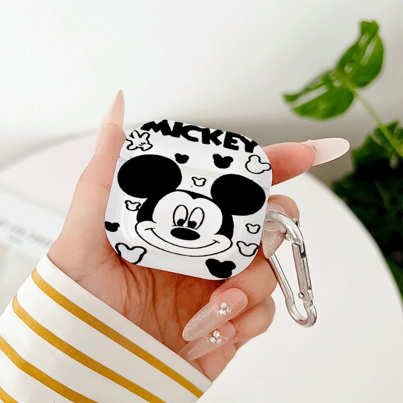 ديزني ميكي حقيبة سماعة الاذن ل Airpods 1/2 3 4 برو الكرتون بولي TPU سماعة لاسلكية تعمل بالبلوتوث للصدمات الغطاء الواقي مع هوك الهدايا
