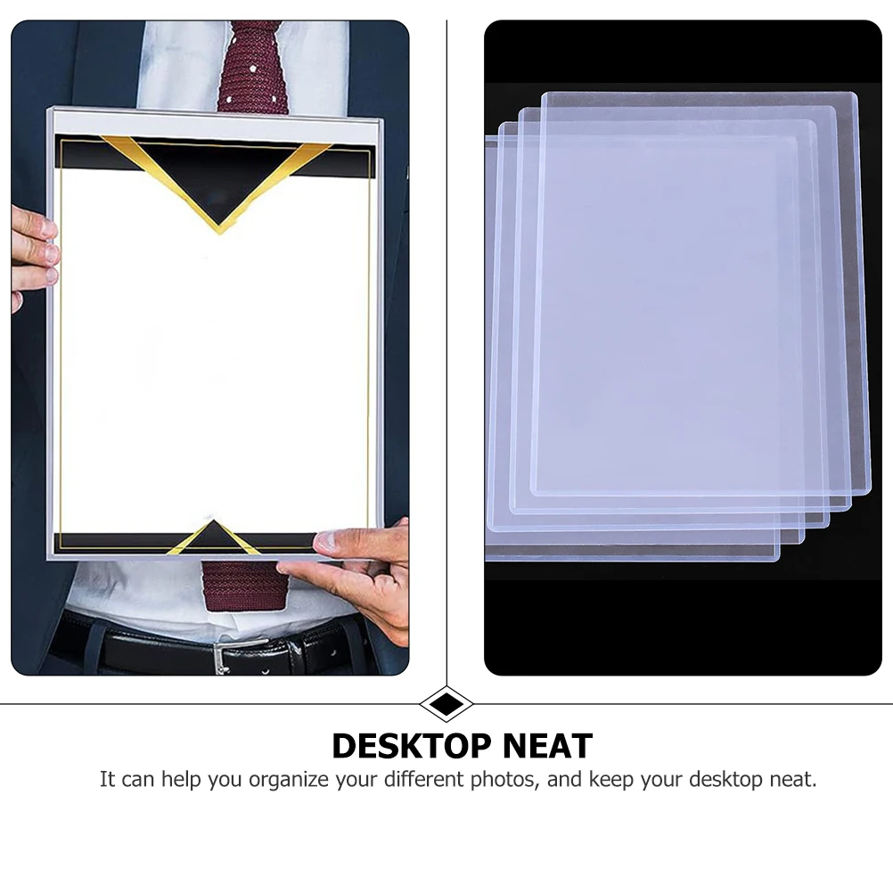 

12pcs Clear Transparent Card Photo Display Picture Protectors Covers Trading Photo Covers Sleeves Storage