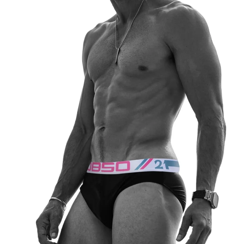 

CMENIN 3Pcs Sexy Gays Men's Jockstrap Briefs Bikini Men Underpants Breathable Cotton Mens Underwear Sissy Low Waist Men Trunks