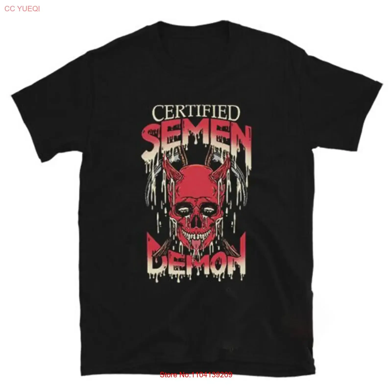 Camiseta divertida con estampado de Matt Rife Certified Semen Demon, talla S 5XL, estilo vintage, ligeramente desgastada, suave, cómoda, ropa de diseñador con gráfico.