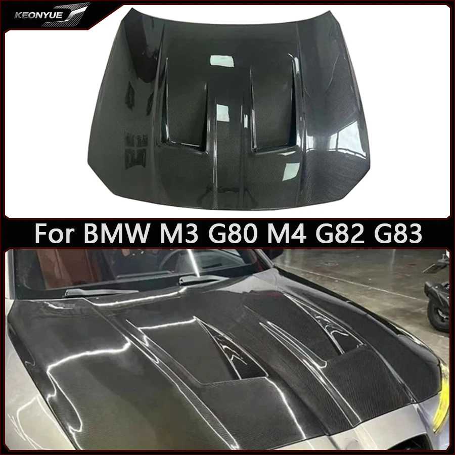 

For BMW M3 G80 M4 G82 G83 Carbon Fiber Hood Engine Cover Hood Car Headliner AIP Style Car Accessories body kit