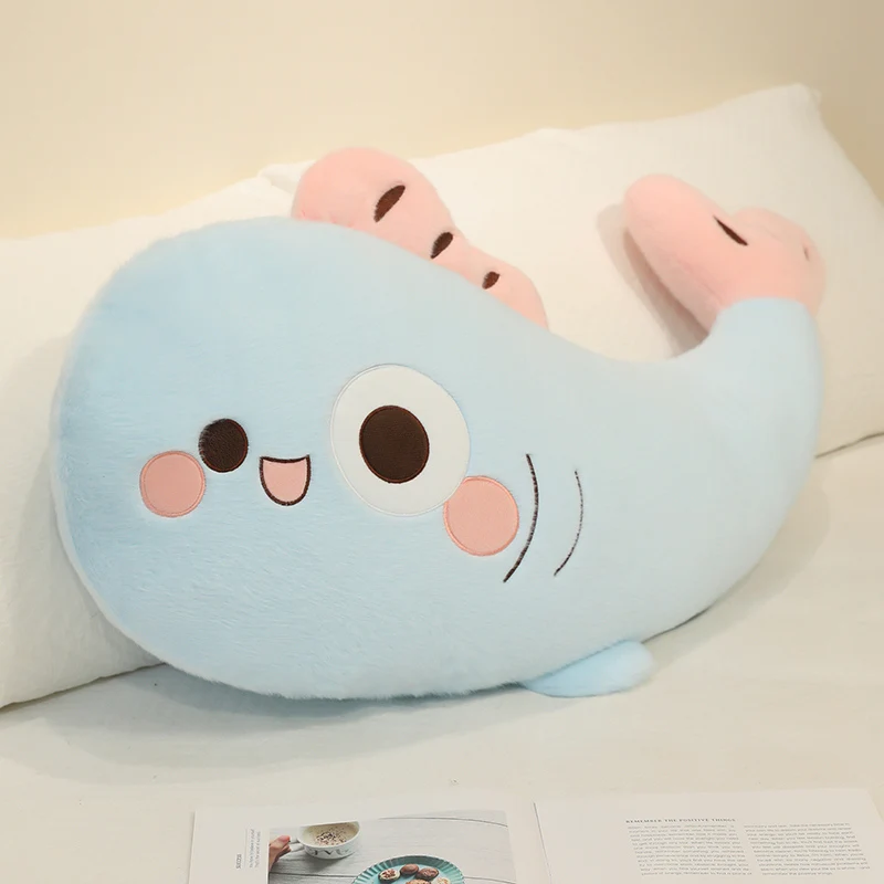 

Cartoon Fish Pillow Adorable Fish Soft Plush Toys Sofa Bed Lumbar Cushion For Home Decor Stuffed Plushies Animal Creative Pillow