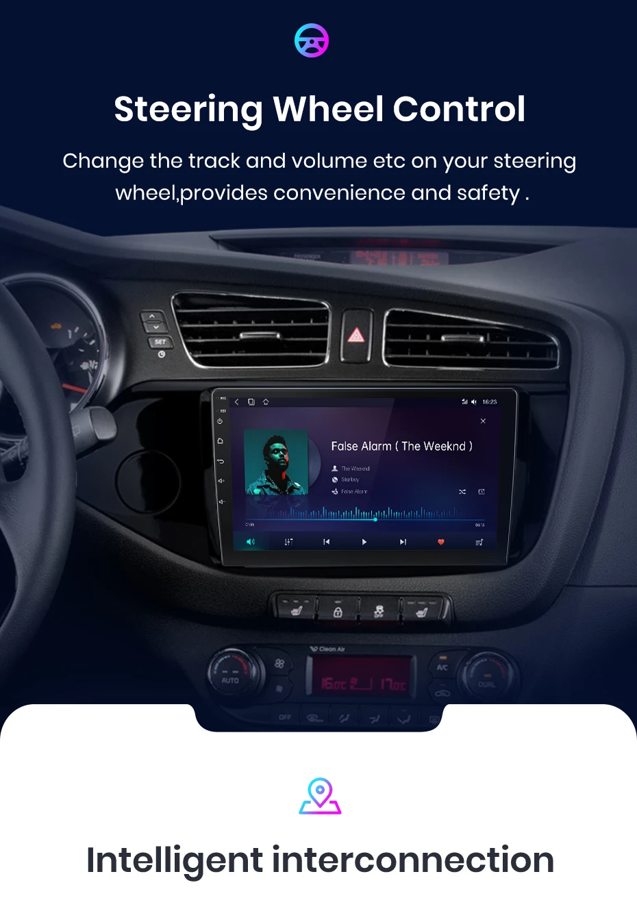 Junsun carplay android auto autoradio für kia ceed jd cee'd 2012-2018 intelligente systeme stereo multimedia autoradio – Detail 14