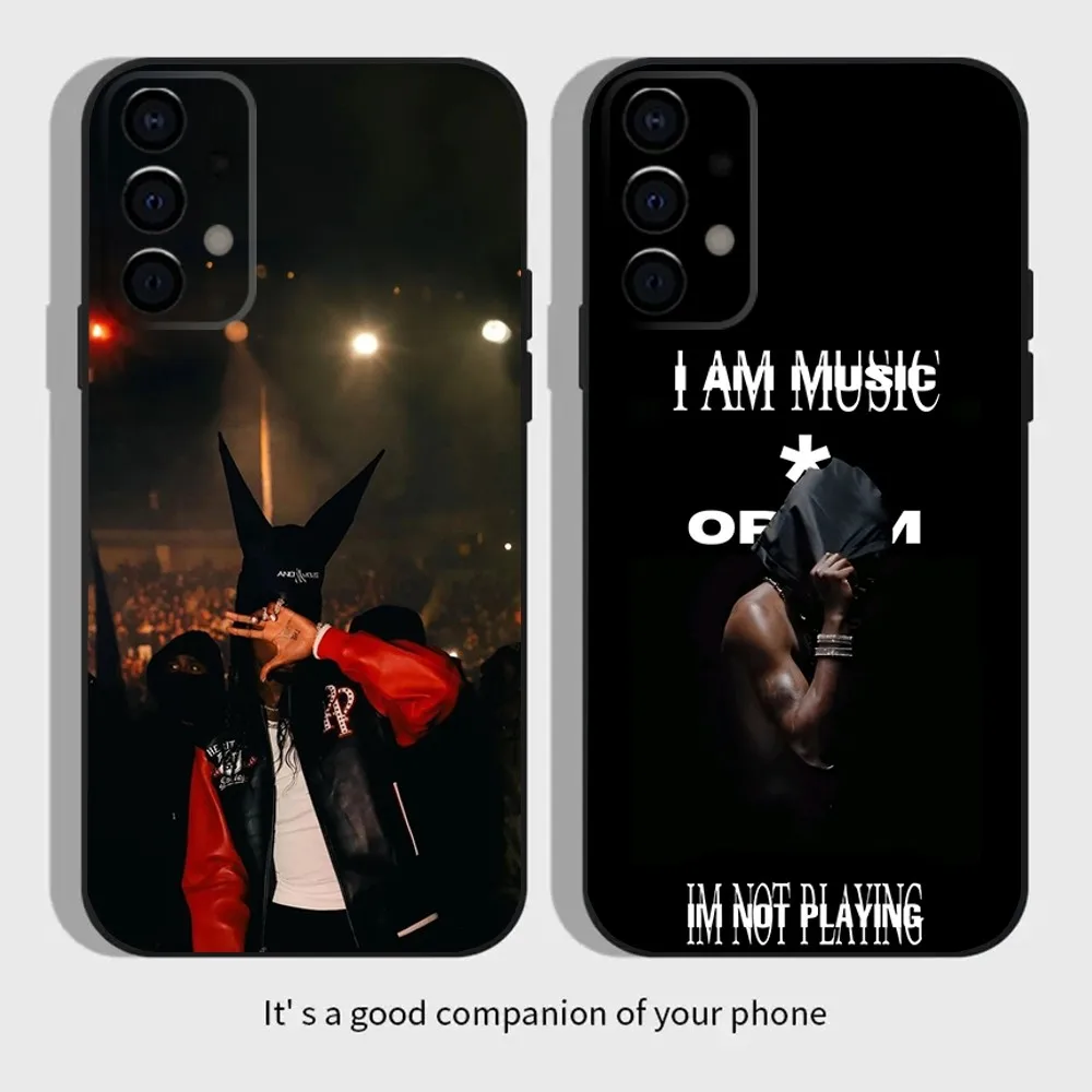 

Rapper P-Playboi Carti Phone Case For Samsung Galaxy A13,A21s,A22,A31,A32,A52,A53,A71,A80,A91 Soft Black Cover