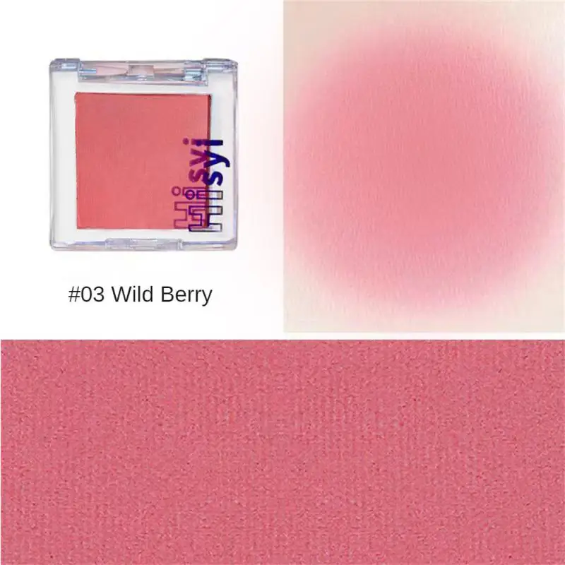 Natuurlijke Wangtint Blush Palet Waterdicht Gezicht Blusher Gezicht Contouren Zachte Wang Rouge Vrouwelijke Make-Up Fleuren Gezicht 1 Stuks Mat