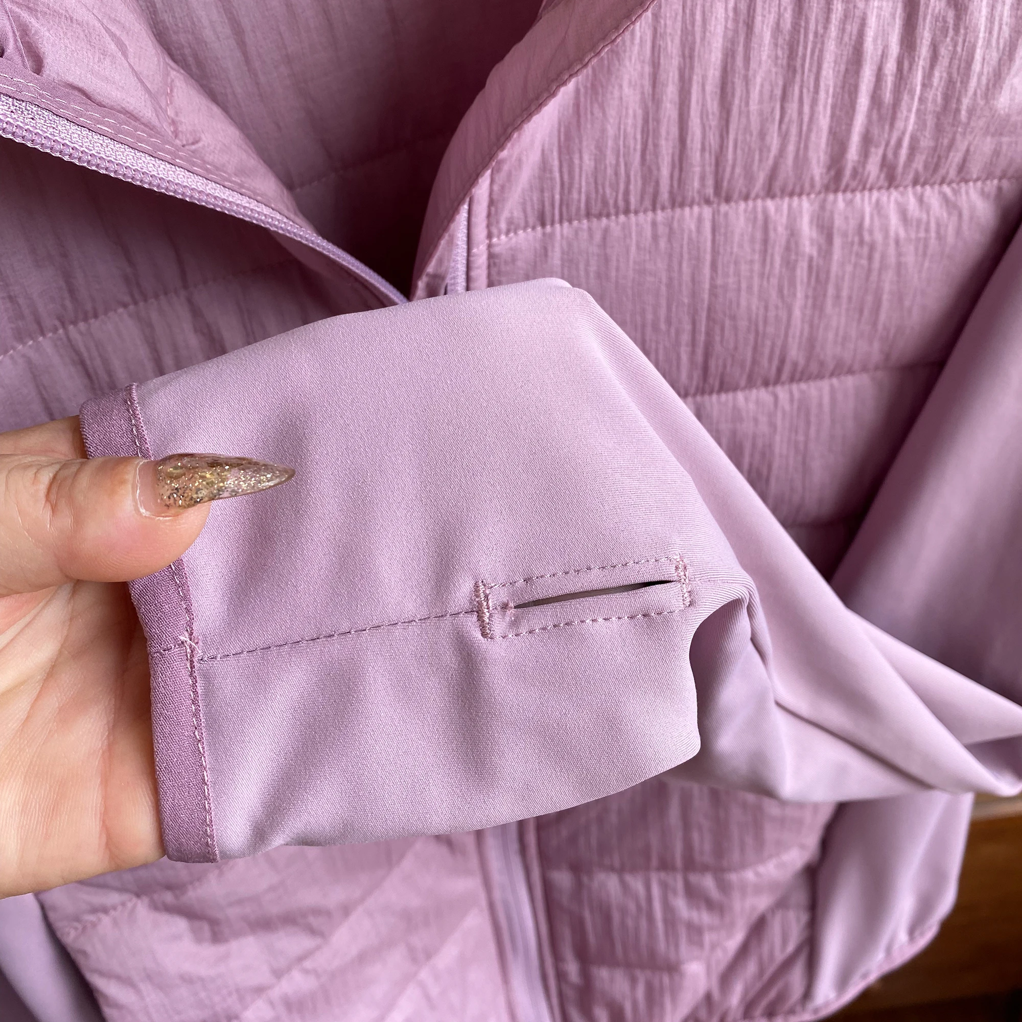 Lightweight Warm Hooded Cotton Jaet Outdoor Casual Yoga Sportswear Fall Winter Faion Zipper Closure Long Sve Slim Fit