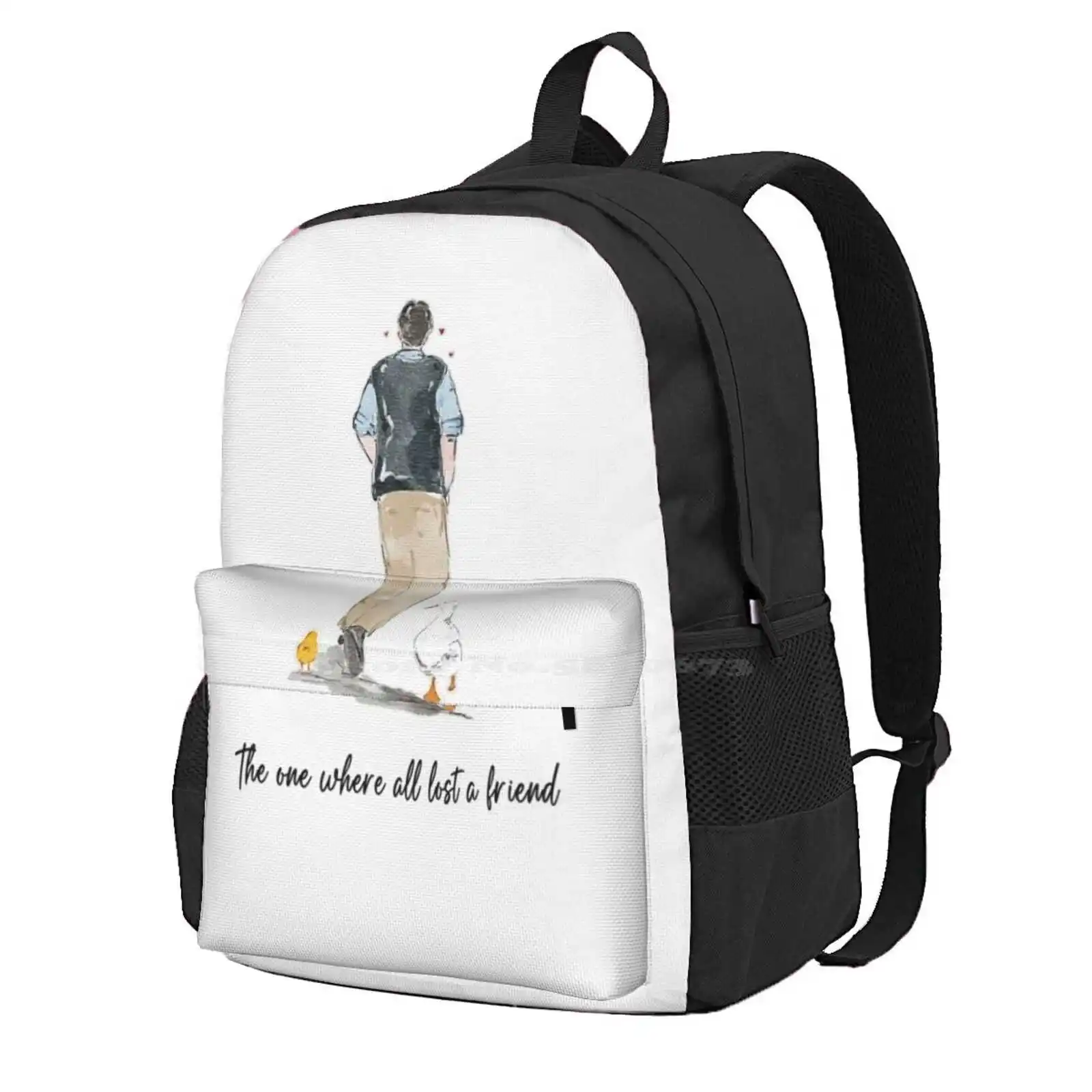 Matthew Perry Chandler Bing Hot Sale Schoolbag Backpack Fashion Bags Matthew Perry Movies Rip Matthew Perry Chandler Bing