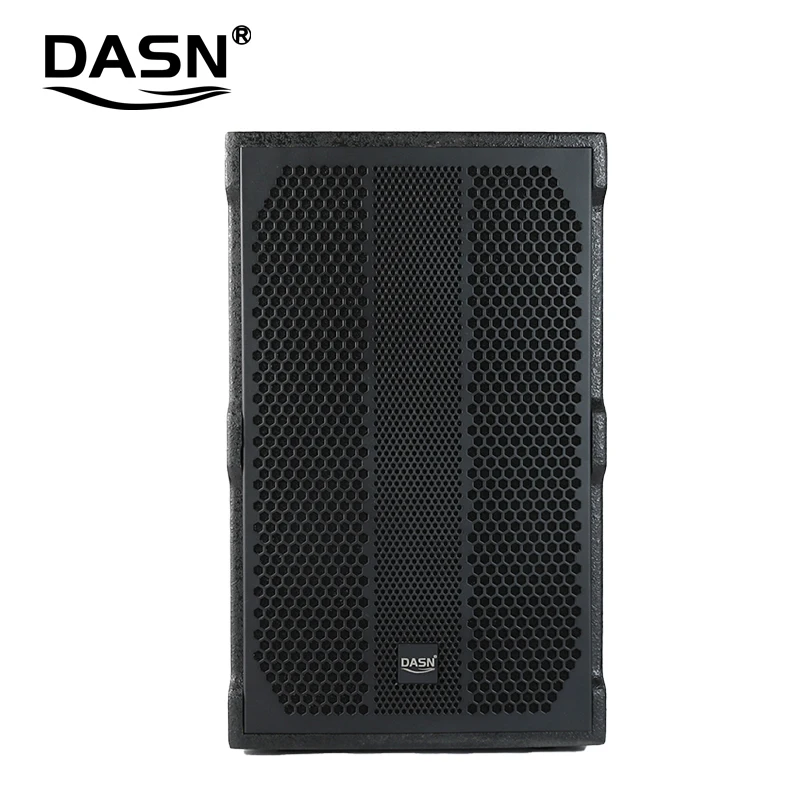 DASN Q15DC 15 Inch 2400W DSP Professional Active Full Frequency Wooden Cabinet DJ Home Theatre Stage Sound PA System Speaker