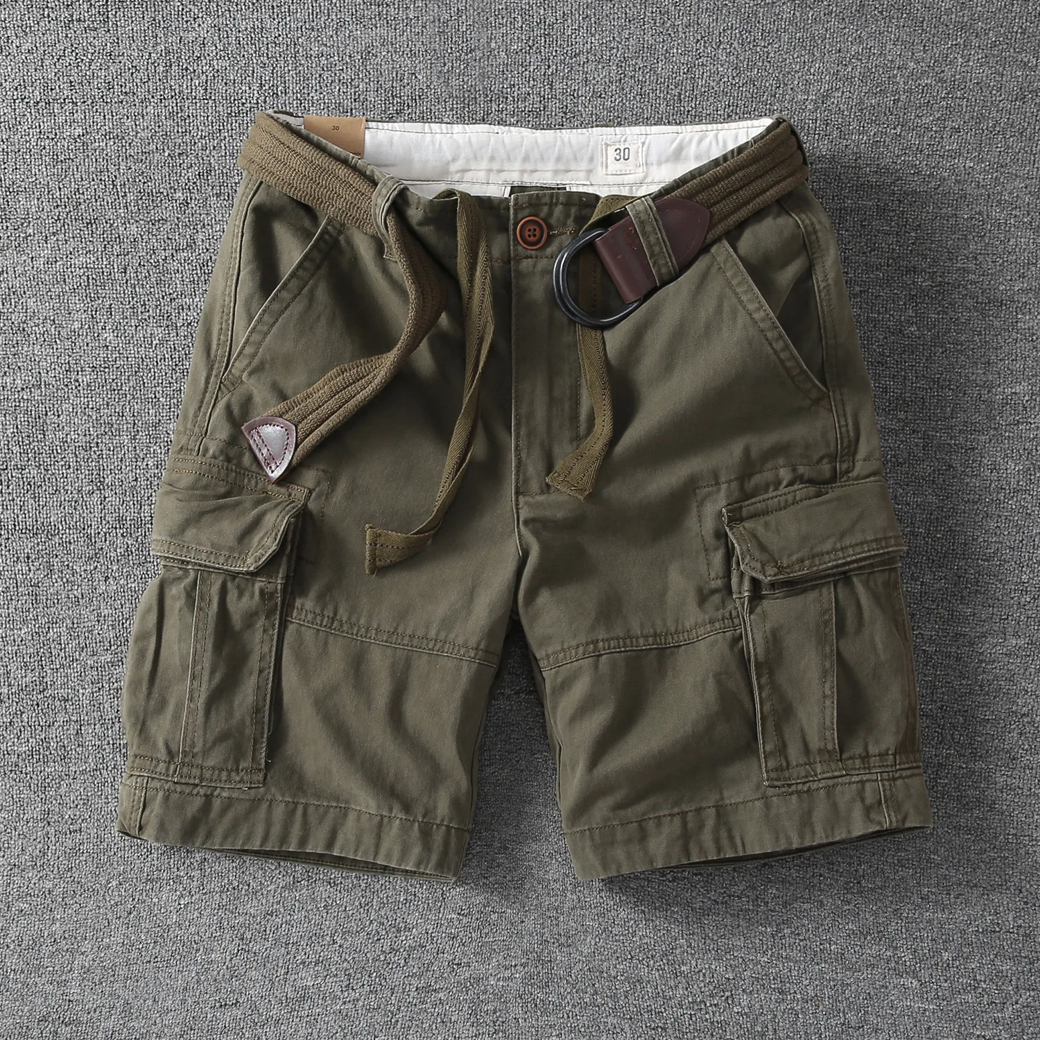 

men's 2026 New outdoor fashion leisure sports multi-pocket cargo shorts fans color cotton goods beach summer spring shorts