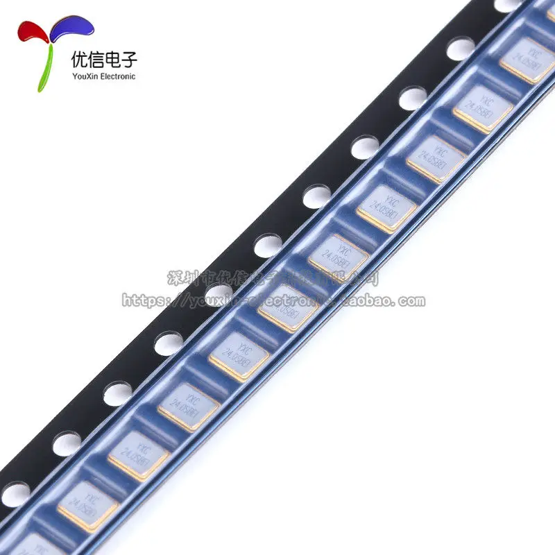3225 SMD Passive Crystal Oscillator/YSX321SL 24MHz 10ppm 20pF X322524MSB4SI 4 Pins 10PCS