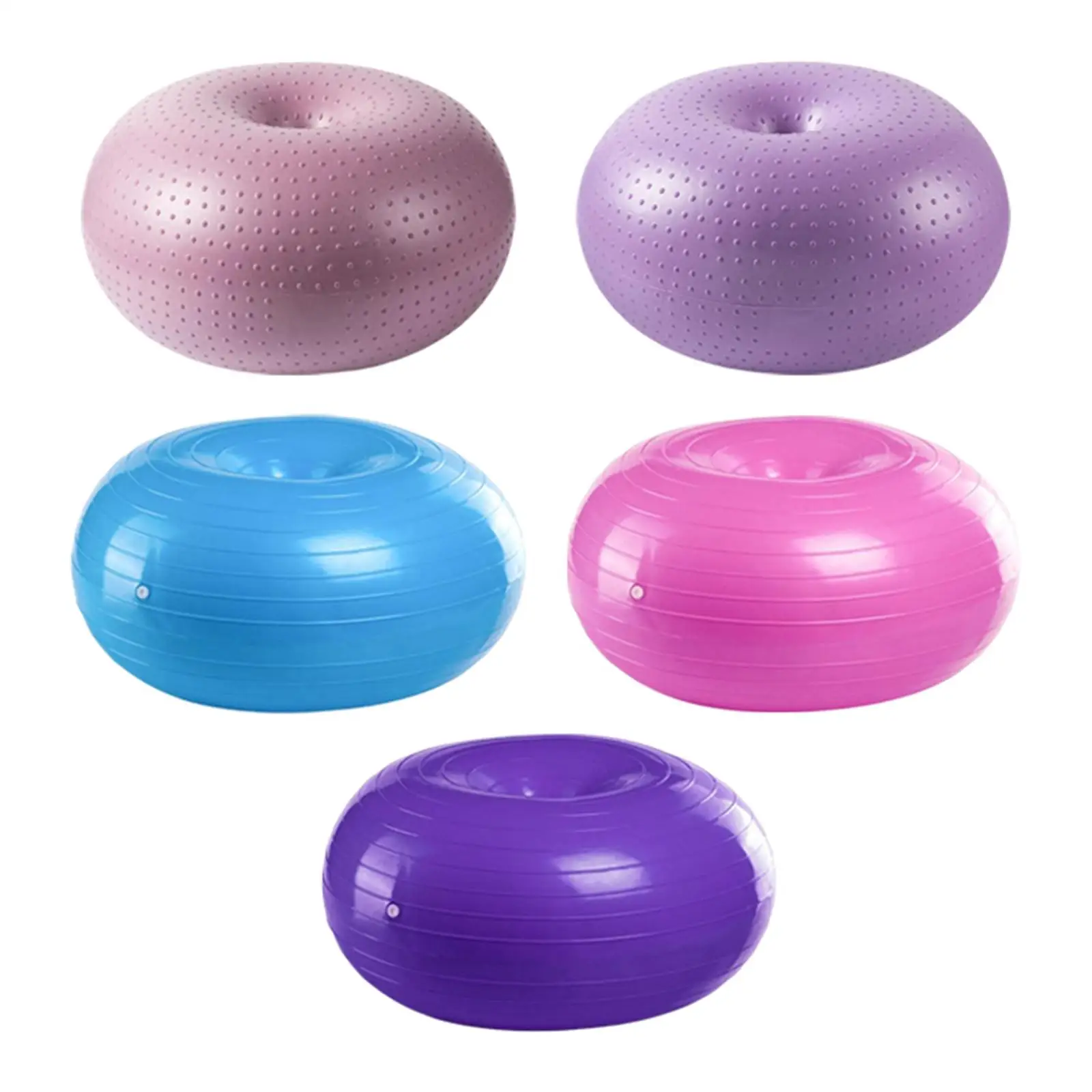 Fitness Ball Support Rhythmic Strength Yoga Ball Pilates Donut Balance for Training Home