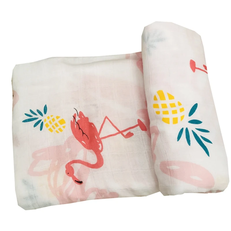 

Baby Bath Flamingo Baby Wrap Baby Muslin Blanket Swaddle Newborn Blanket Swaddle Receiving Blanket For Newborn Infants