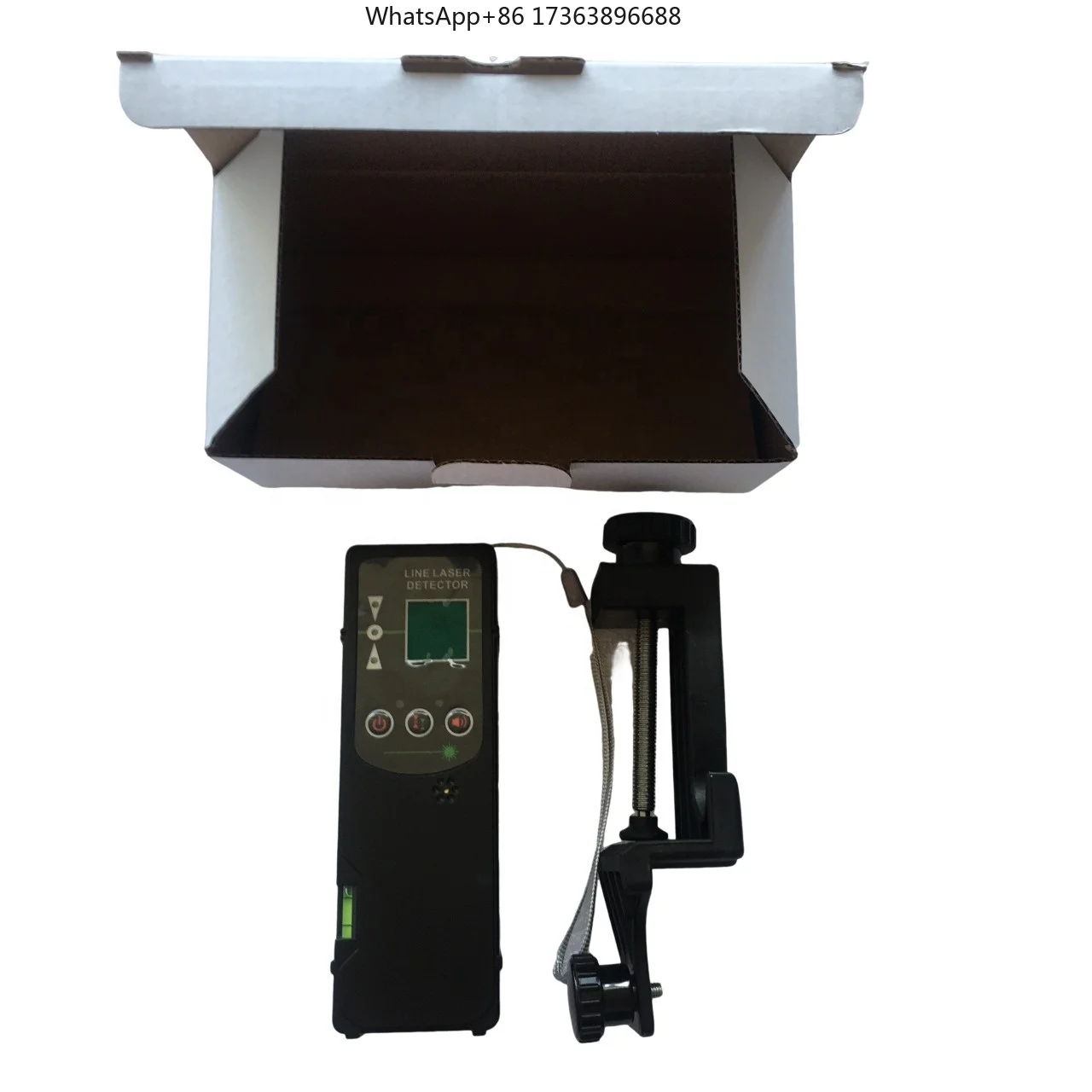 LVH100H Single Side LCD Display Industrial Grade Plastic Laser Detector Receiver 1MM Precision Line Laser Level Red/Green Beam