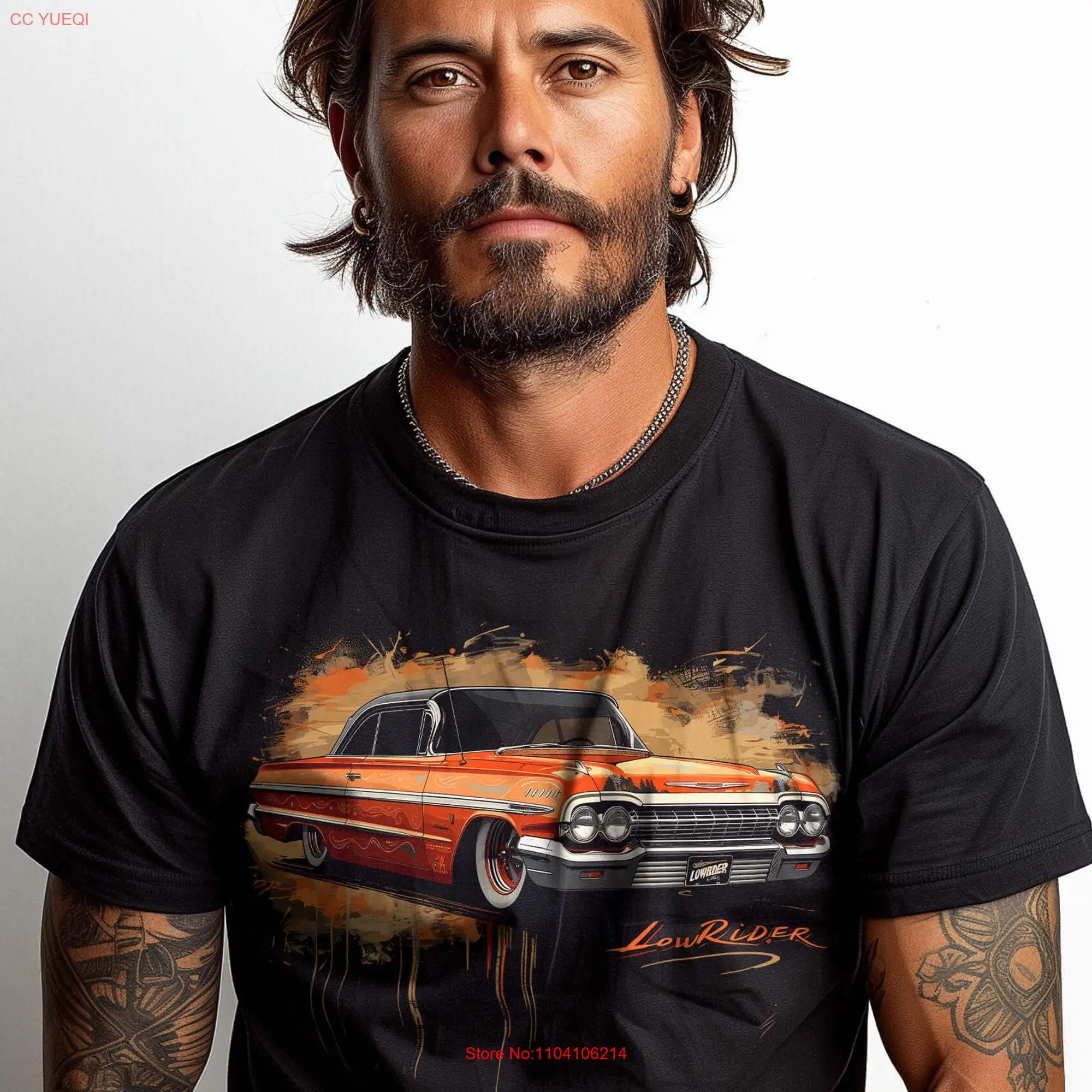 Lowrider Orange 2 Men's Classic T Shirt long or short sleeves