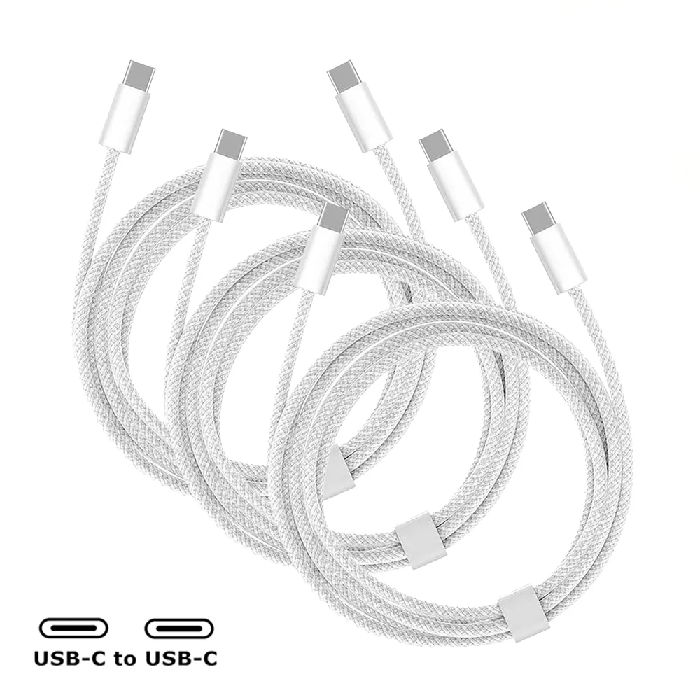 NNBILI 1/3/5 Stück 100W Typ-C-zu-Typ-C-Kabel Datenkabel für iPhone 15 16 17 Samsung Xiaomi Schnellladekabel Typ-C Daten-Ladekabel