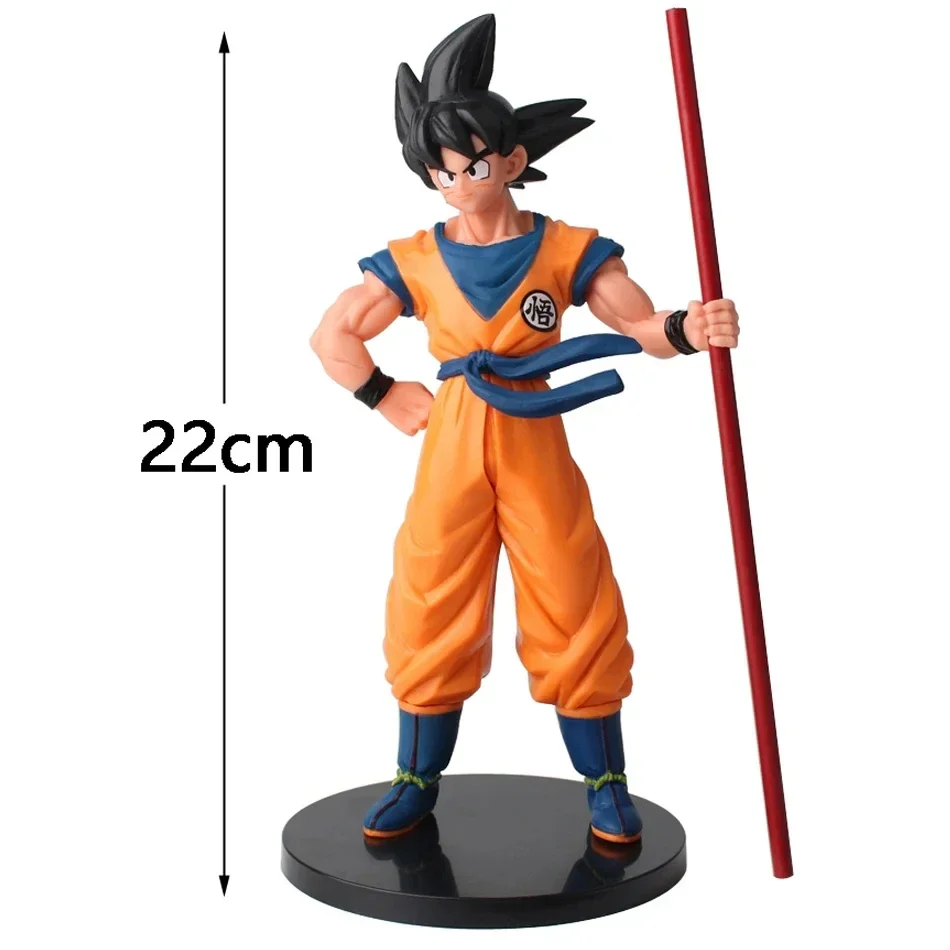 Hot Dragon Ball Son Goku Super Saiyan Anime Figurka 22cm Goku DBZ Figurka akcji Model Prezenty Figurki kolekcjonerskie dla dzieci