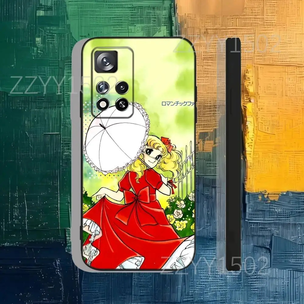 حافظة هاتف كاندي كاندي أنيمي لهاتف سامسونج S25، S24، Ultra، S20، S30، Plus، S22، S23، Ultra، Plus، 5G سيليكون أسود ناعم