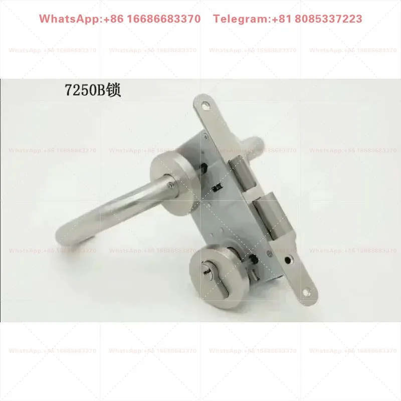 7250B fireproof lock stainless steel wooden door split lock large gourd European standard door lock indoor 7250 panel 180*20