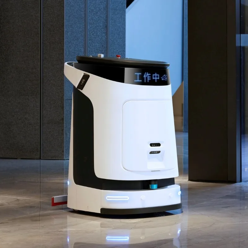The intelligent and efficient automatic electric sweeper comes with a clean and traceless mopping function