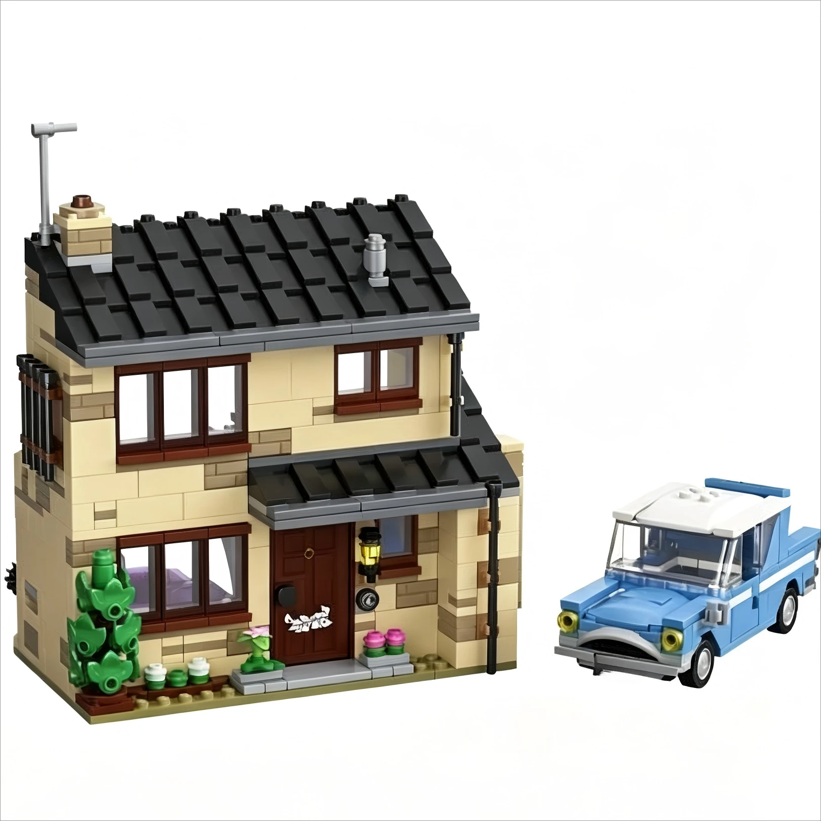 Ein Haus mit einem Auto Bauste – Lego Building Blocks Bewertung und Preis