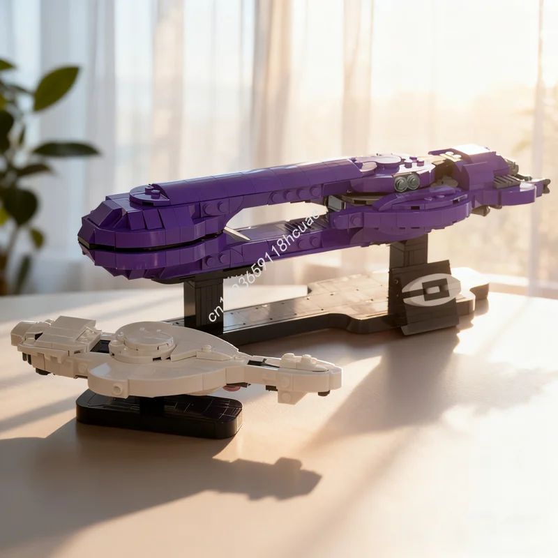 

796 шт. MOC Ascendant Justice Космическая модель Строительные игрушечные блоки Архитектура Сборка Рождественские подарки DIY Образование Творческая идея