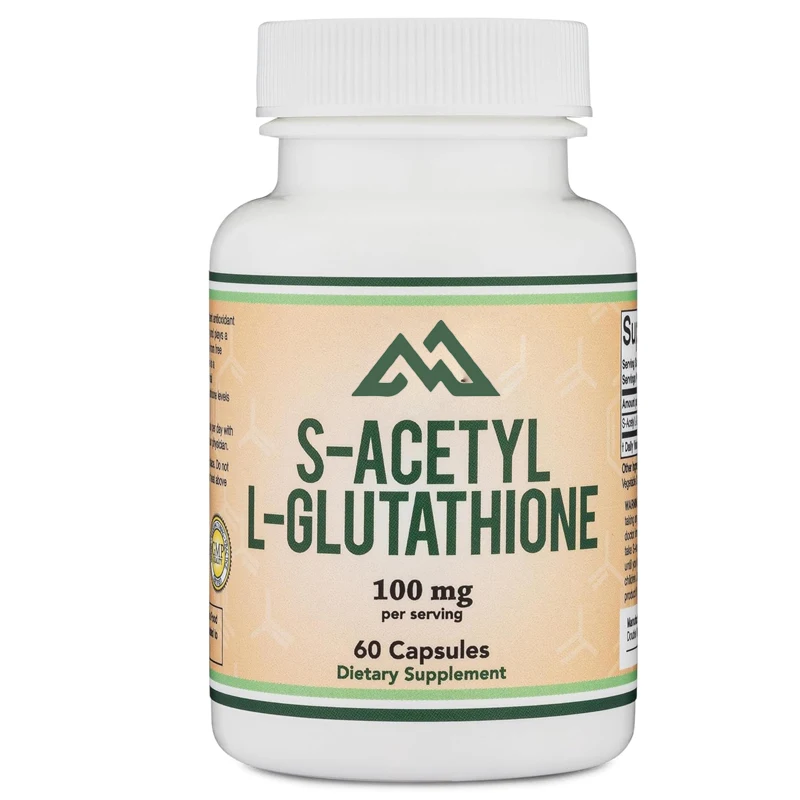 L-Glutathione Vegetarian Capsules -100mg, 60 capsules, protect cells, support the immune system, antioxidant