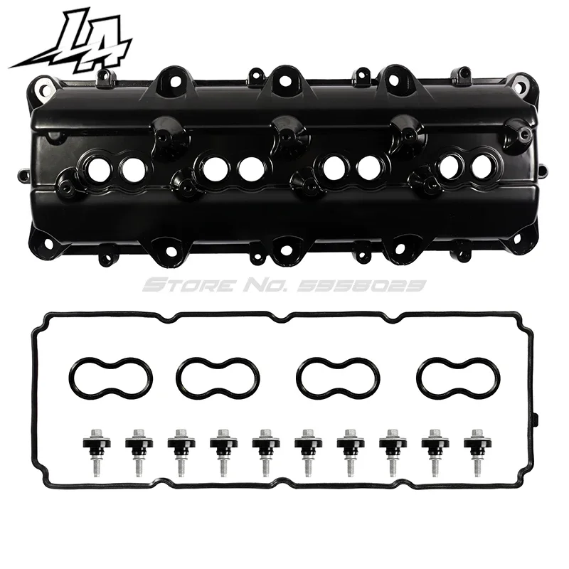

Black Aluminum Valve Cover 53022085AD 53022085 Left & Right for Dodge RAM 1500/2500/3500 Jeep Grand Cherokee 5.7L 6.4L 2009-2022