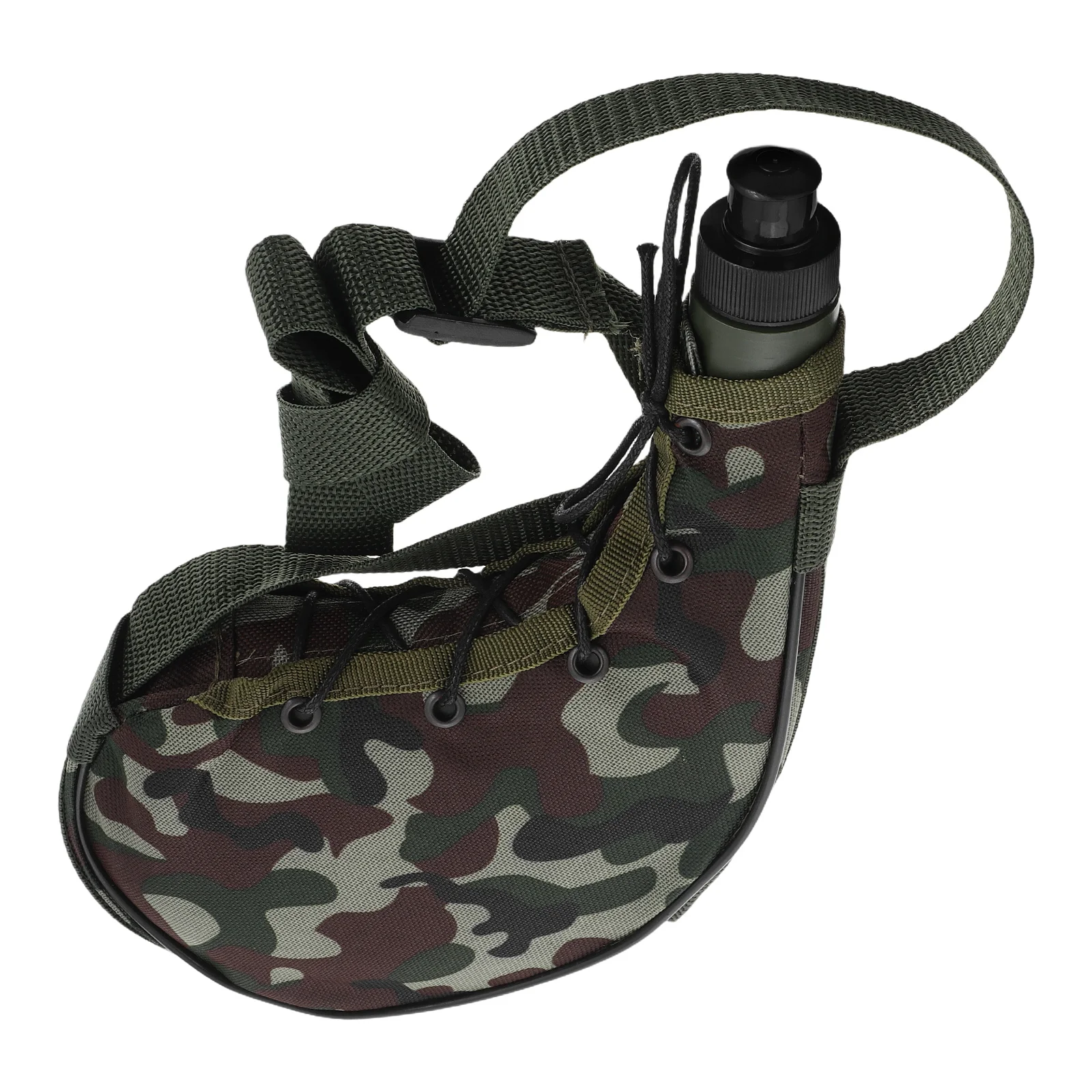 

Outdoor Sport Camouflage Canteen Portable Waist Design Large Capacity Water Bottle for Hiking Camping Cycling Fishing