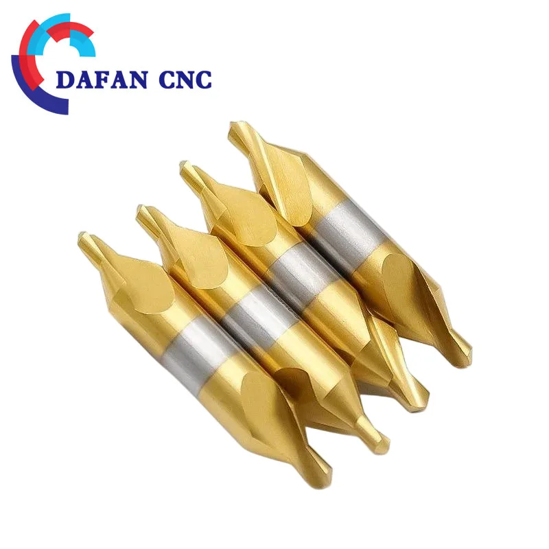 

M35 High-Speed Cobalt-Plated 60° A-Type Center Drill Bit, 1-10mm, for Precision Stainless Steel Machining