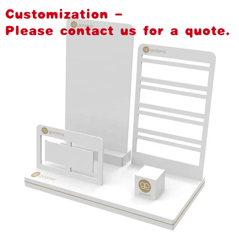 custom.Custom Acrylic Jewelry Display Set - Stylish Showcase, Earrings, and Bracelets - Commercial
