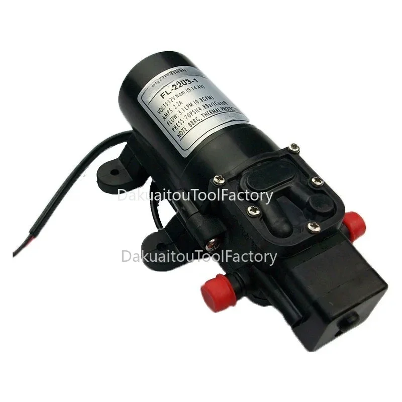 12v self-priming pump agricultural high-pressure diaphragm pump DC miniature FL-2203-1 spray