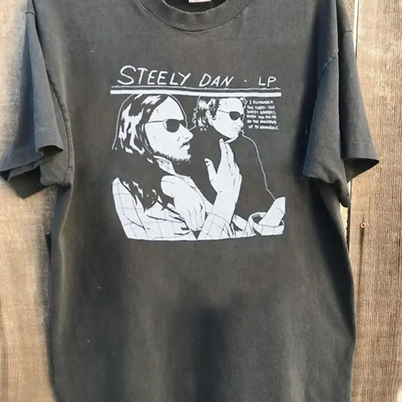 

Футболка Steely Dan 90-х годов, базовая черная с коротким рукавом