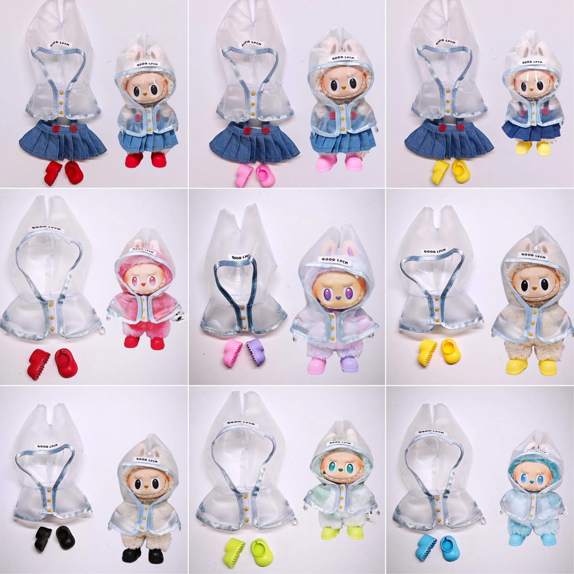 

Clothes For Labubu 15/17Cm Dolls Gen 1-3 Ancient - Style Cheongsam Princess Costume Clothing Hanging Accessories