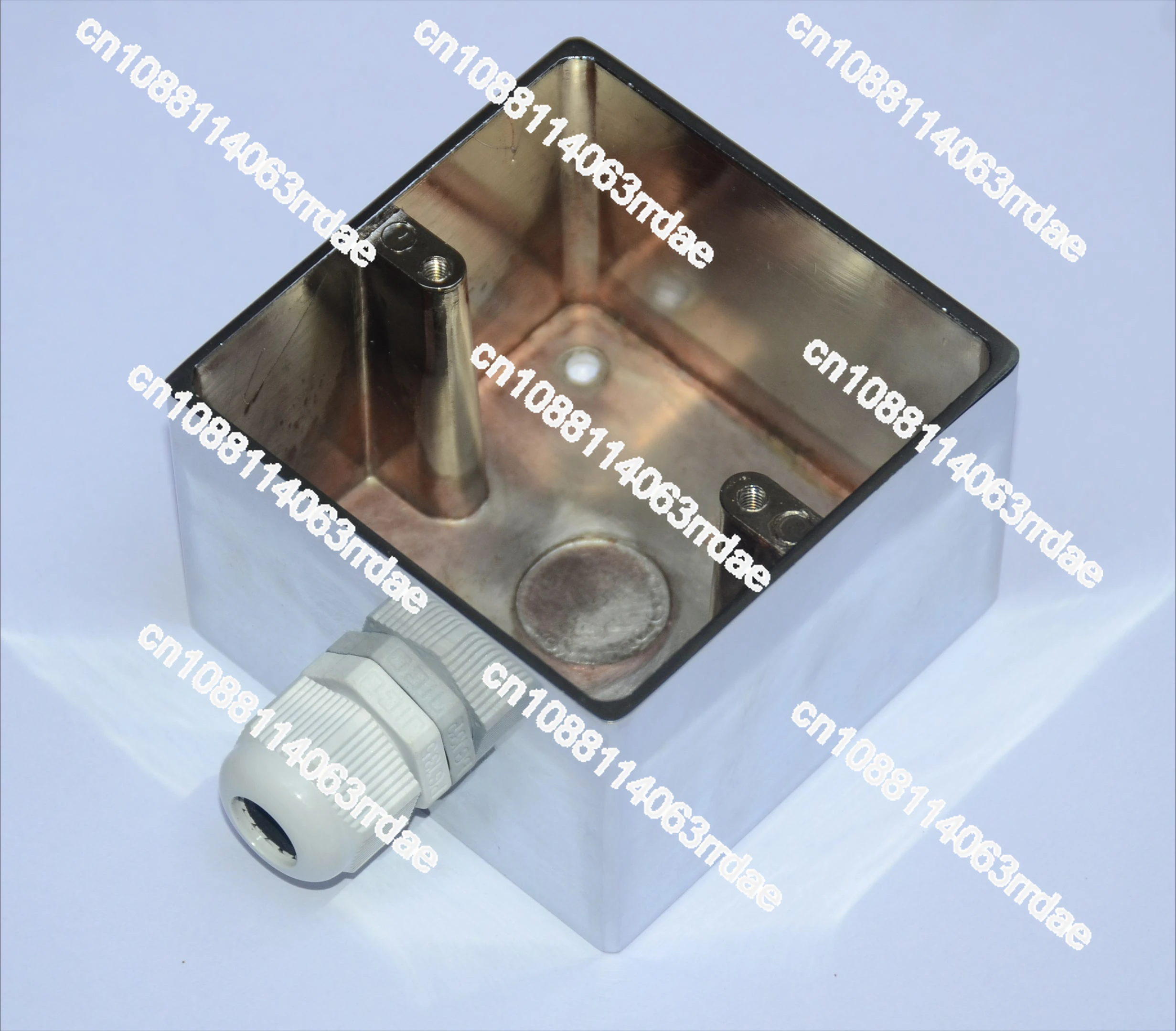 Audio, alloy socket bottom box, standard 86X86 bottom box, can be used as external power supply as row socket