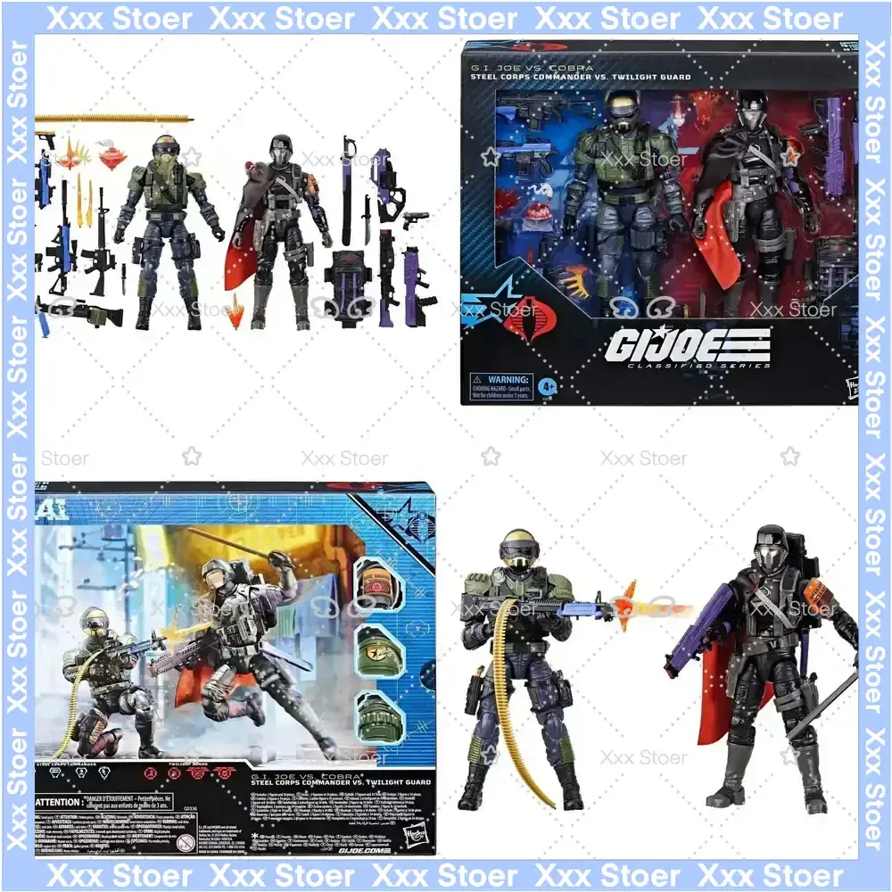 

In stock action figure model toy for G.I. Joe GI Joe Classified Series 141 Steel Corps Commander Vs Twilight Guard hobby gift