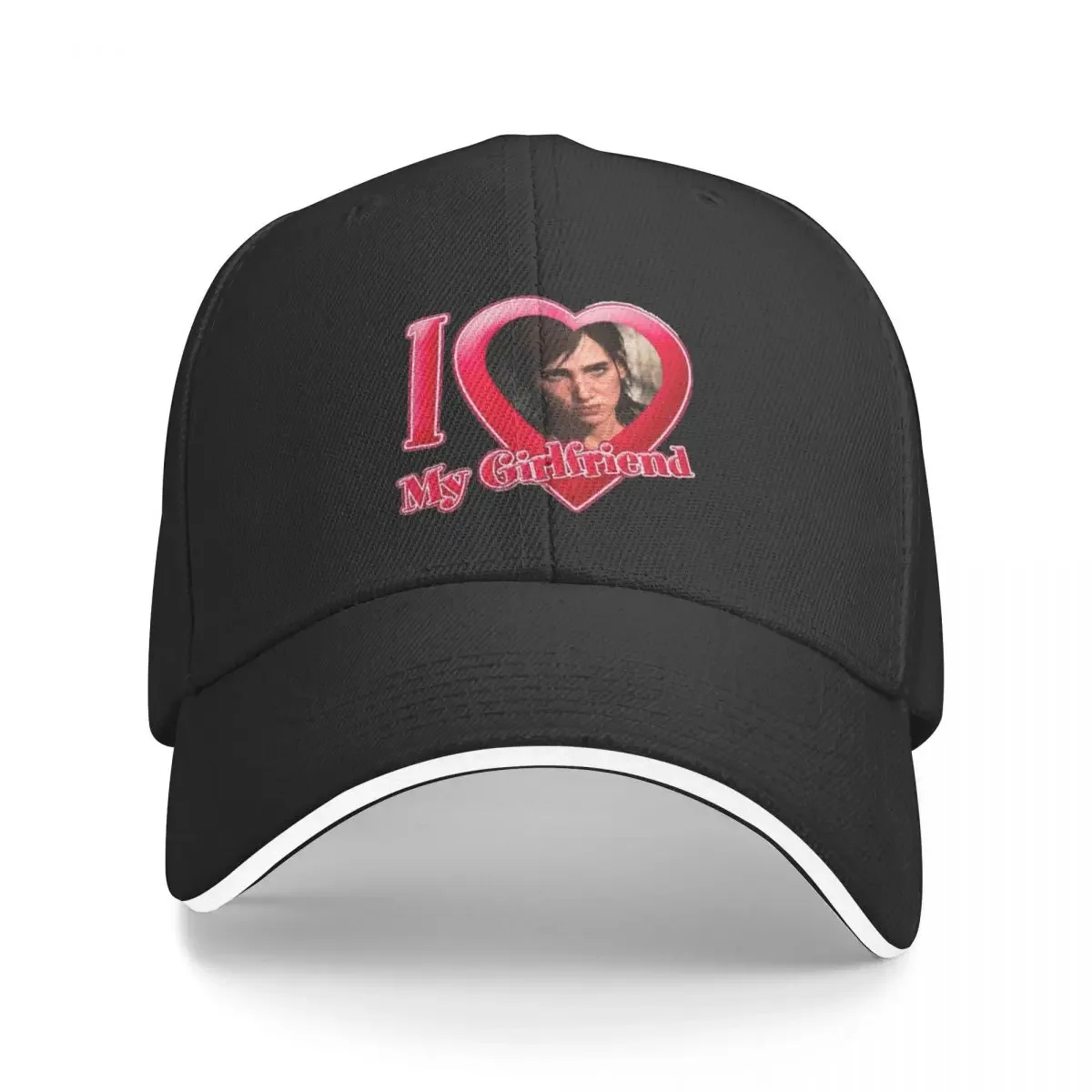 

I Love My Girlfriend Ellie Williams Baseball Cap Solid Cotton Adjustable Baseball Hat Casquette