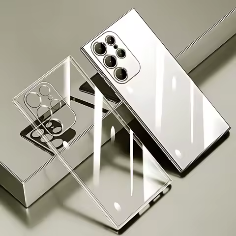 Luxury Clear Case For Samsung Galaxy S23 S22 S21 S20 A54 A53 A34 A52 A51 A13 A14 A71 FE Note 20 Ultra Soft Silicone Phone Cases