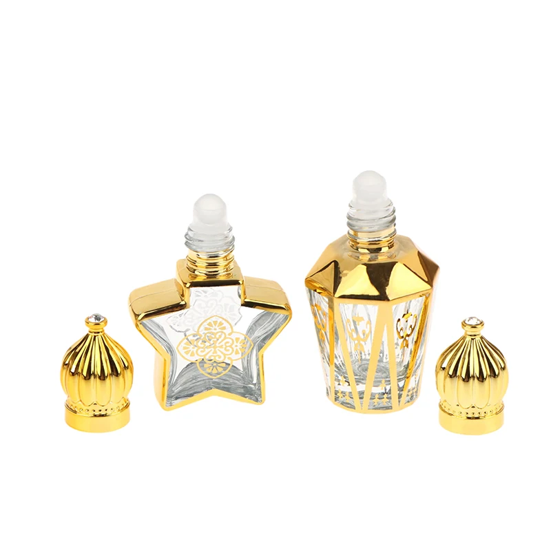 10/12ML Leere Roller Flaschen Für Ätherisches Öl Reise Flasche Mit Glas Roller Ball Nachfüllbare Leere Glas Parfüm behälter