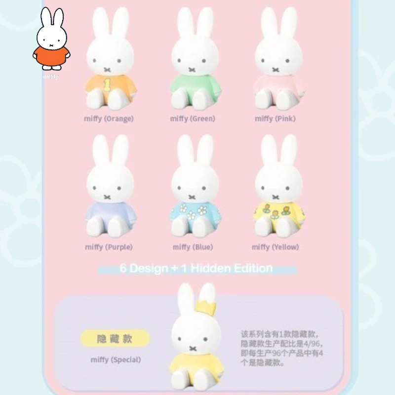 미피 토끼 스트레치 폰 스탠드 시리즈 랜덤박스, 귀여운 피규어, 그리고 주변기기 선물 장식품