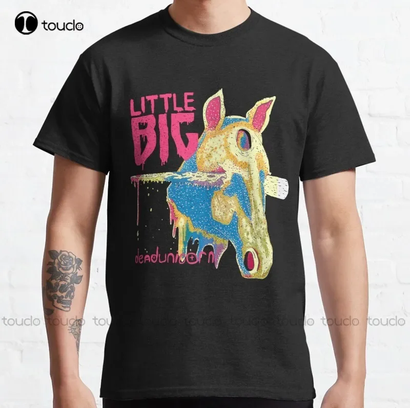 New Little Big - Dead Unicorn Classic T-Shirt Work Shirts For Women Cotton Tee Shirt Xs-5Xl Unisex Fashion Funny Tshirt