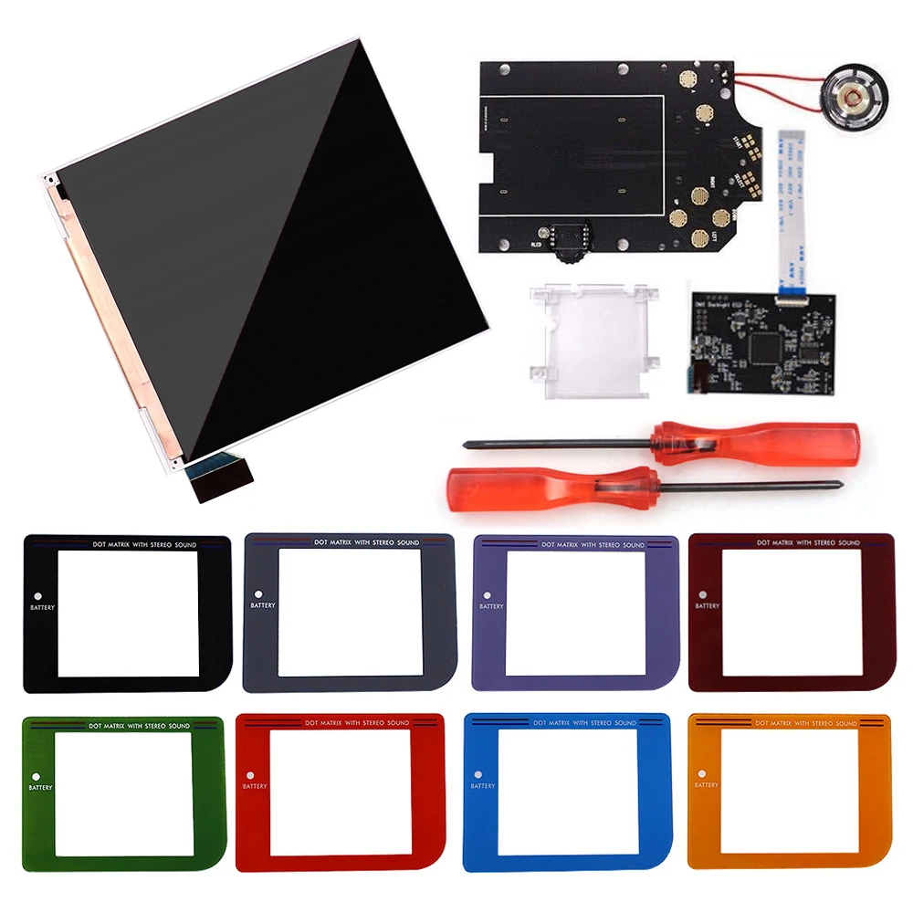 

HISPEEDIDO Q5 LCD IPS Screen For GB DMG Larger Size RIPS For GameBoy DMG Console